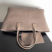 Okify Bottega Veneta Large Cabat Bag Brown 51x28x18cm - 2