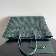 Okify Bottega Veneta Large Cabat Bag Dark Green 51x28x18cm - 3