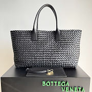 Okify Bottega Veneta Large Cabat Bag Black 51x28x18cm - 1