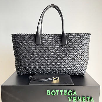 Okify Bottega Veneta Large Cabat Bag Black 51x28x18cm
