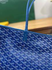 Okify Goyard Artois MM Bag Blue 50x36x29x16cm - 5