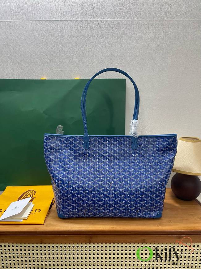 Okify Goyard Artois MM Bag Blue 50x36x29x16cm - 1