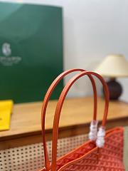Okify Goyard Artois MM Bag Orange 50x36x29x16cm - 6