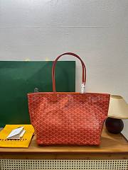 Okify Goyard Artois MM Bag Orange 50x36x29x16cm - 1