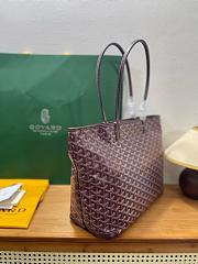 Okify Goyard Artois MM Bag Dark Burgundy 50x36x29x16cm - 4
