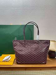 Okify Goyard Artois MM Bag Dark Burgundy 50x36x29x16cm - 1