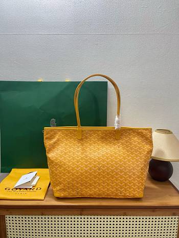 Okify Goyard Artois MM Bag Yellow 50x36x29x16cm