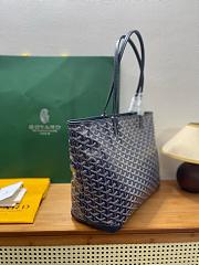 Okify Goyard Artois MM Bag Dark Blue 50x36x29x16cm - 4