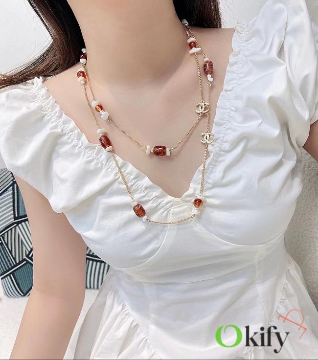 Okify CC Coco Beach Gold Necklace  - 1