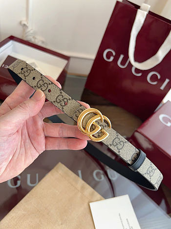Okify Gucci Marmont Canvas Belt 2cm