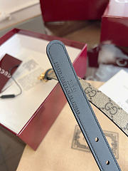 Okify Gucci Marmont Canvas Belt 2cm - 5