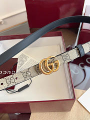 Okify Gucci Marmont Canvas Belt 2cm - 4
