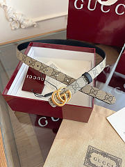Okify Gucci Marmont Canvas Belt 2cm - 3