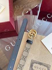 Okify Gucci Marmont Canvas Belt 2cm - 2