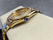 Okify Rolex Day Date Gold Watch With Diamond 40mm - 5