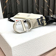 Okify Dior 30 Montaigne Oblique Silver Hardware Belt 2cm - 5
