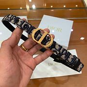 Okify Dior 30 Montaigne Oblique Gold Hardware Belt 2cm - 3