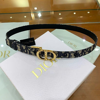 Okify Dior 30 Montaigne Oblique Gold Hardware Belt 2cm