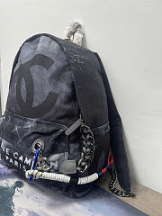 Okify CC Graffiti Black Backpack 38x31x14cm - 5