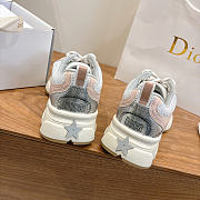 Okify Dior Chrono Silver And Nude Women Sneakers  - 5
