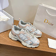 Okify Dior Chrono Silver And Nude Women Sneakers  - 1