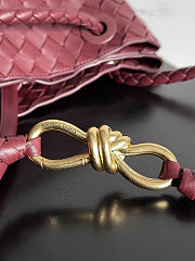 Okify Bottega Veneta Andiamo Bag Red Burgundy 45x34x22cm - 6