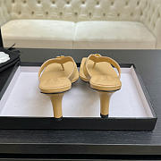 Okify CC Beige Flower Women Sandals - 6
