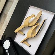 Okify CC Beige Flower Women Sandals - 4