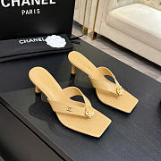 Okify CC Beige Flower Women Sandals - 2