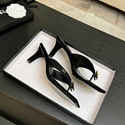 Okify CC Black Flower Women Sandals - 4