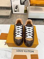 Okify Louis Vuitton Buttersoft Brown Sneakers  - 2