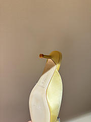 Okify Balenciaga x Manolo Blahnik Yellow Crystal High Heels  - 5