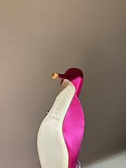 Okify Balenciaga x Manolo Blahnik Pink Crystal High Heels  - 4