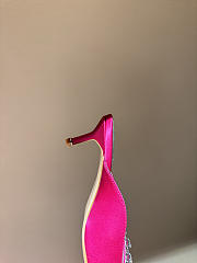 Okify Balenciaga x Manolo Blahnik Pink Crystal High Heels  - 2