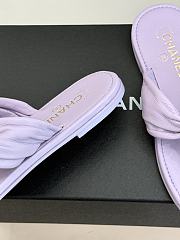 Okify CC Women Light Purple Flat Thong Sandals  - 3
