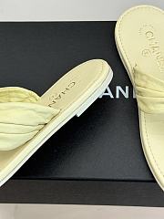 Okify CC Women Light Yellow Flat Thong Sandals  - 6