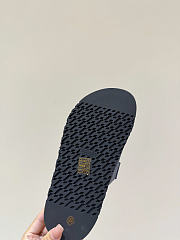 Okify Hermes Chypre Dark Blue Sandals Unisex  - 3