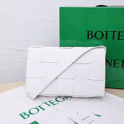 Okify Bottega Veneta Cassette Bag White 23x15x5.5cm - 6