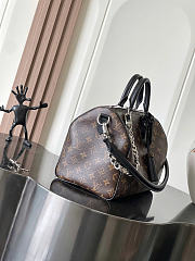 Okify Louis Vuitton Speedy Soft 30 Bag Black Handle M12243 30x21x17cm - 5