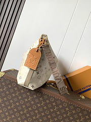 Okify Louis Vuitton Vagabond Hobo Bag Beige M26931 48x36x12cm - 6