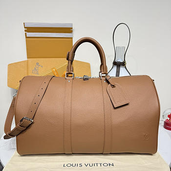 Okify Louis Vuitton Keepall 50 Aerogram Bag Brown M26065 50x29x23cm