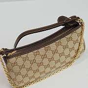 Okify Gucci Gossip Small Shoulder Bag Brown 875847 21x11.5x3cm - 3