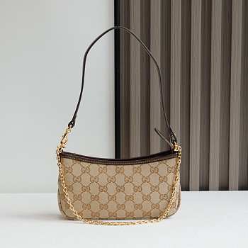 Okify Gucci Gossip Small Shoulder Bag Brown 875847 21x11.5x3cm
