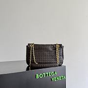 Okify Bottega Veneta Madison Bag Dark Brown 27x16x6cm - 6