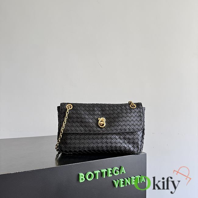 Okify Bottega Veneta Madison Bag Black 27x16x6cm - 1