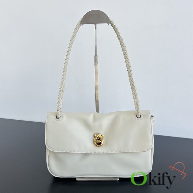 Okify Bottega Veneta Madison Bag White 27x16x6cm - 1