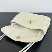 Okify Bottega Veneta Madison Bag White 27x16x6cm - 5