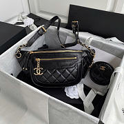 Okify CC AS1077 Waist Bag Black 34x15x6cm - 5