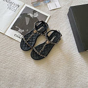 Okify CC Black Women Sandals 29517 (has big size) - 6