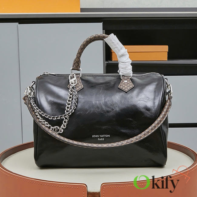 Okify Louis Vuitton Speedy Soft 30 Vibe Bag M29419 30x21x17cm - 1